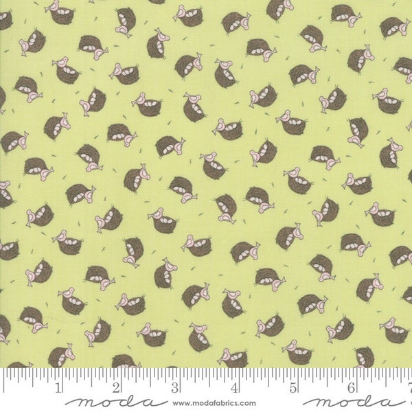 Moda COTTONTAIL COTTAGE Quilt Fabric By-The-1/2-Yard par Bunny Hill Designs - 2923 13 Meadow Green