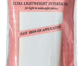 PELLON PLF36 Ultra lightweight Fusible Interfacing 15&quot; x 3yd - for light to midweight fabrics