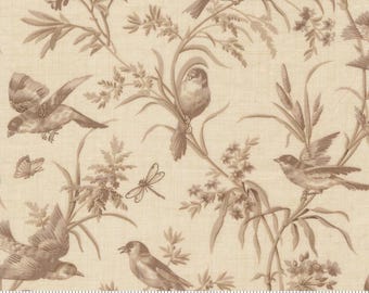 Tkanina pikowana Moda JOIE DE VIVRE na 1/2 jarda, French General - 13983 12 Pearl/Roche