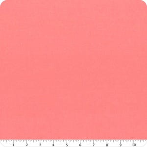 Moda BELLA SOLIDS Quilt Fabric Fat Quarter - 9900 62 Rose