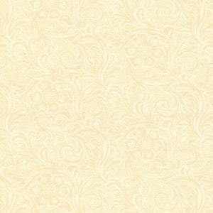 Moda TOOLED LEATHER Quilt Fabric By-The-1/2-Yard by Sara Khammash - 11216 20 Cream