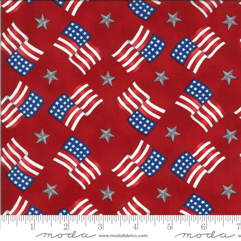 Moda AMERICA THE BEAUTIFUL Quilt Fabric Bythe1/2yard by Deb Etsy
