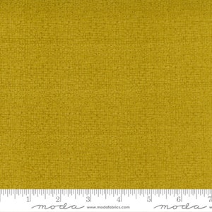 Moda THATCHED NEW COLORS キルト生地 1/2ヤード単位 Robin Pickens製 - 48626 177 グリーンカレー
