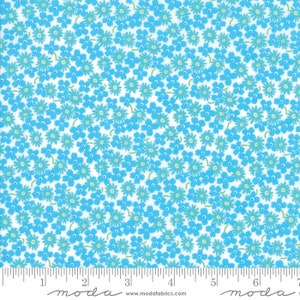 Moda FIDDLE DEE DEE Quilt Fabric By-The-1/2-Yard by Me & My Sister Designs - 22387 18 Blue