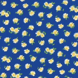 Moda SUMMER BREEZE V Quilt Fabric Fat Quarter - 33306 14 Royal