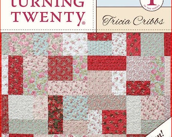 The Original TURNING TWENTY Fat Quarter Quilt Pattern Book By Tricia Cribbs for FriendFolks FF105