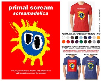 screamadelica t shirt red