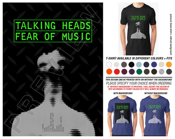 Talking Heads Fear Of Music 1979 T Shirt Etsy