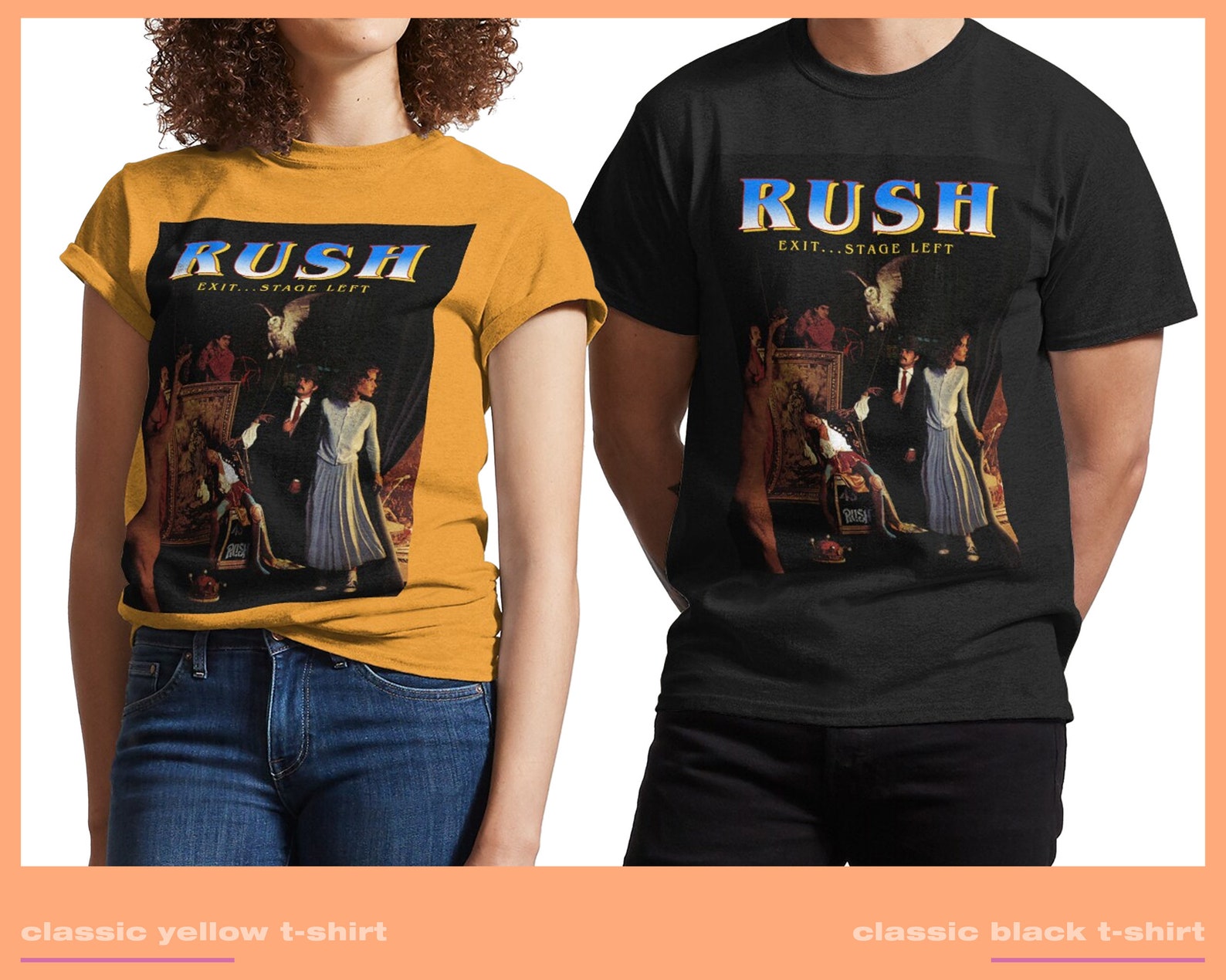 Stage left was filmed march 27, 1981, at the montreal forum, in montreal, quebec. Rush Exit...Stage Left 1981 T-shirt | Etsy