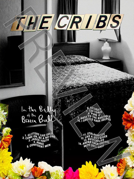 Tshirt The Cribs In The Belly Of The Brazen Bull 2012 Etsy