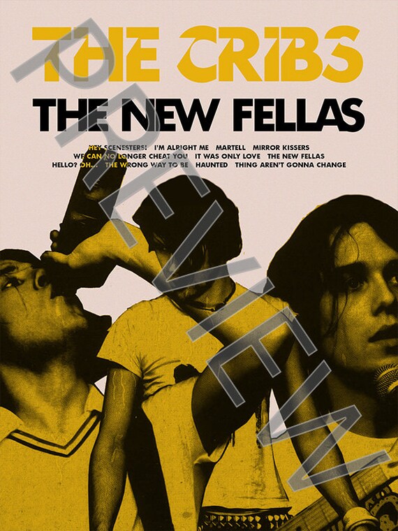 Tshirt The Cribs The New Fellas 2005 Etsy