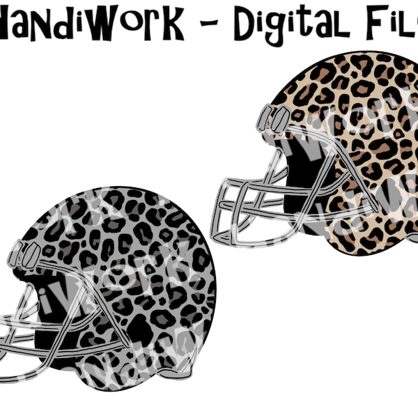 Cheetah football helmet png file, leopard football helmet design, cheetah sports sublimation, grey and brown cheetah print, leopard print