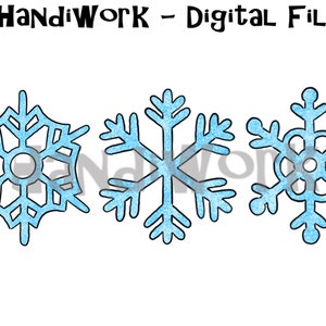Glitter snowflakes trio PNG File, Blue snowflake clip art, Glitter snowflake Sublimation Design, Winter snowflake trio design, snowflake png