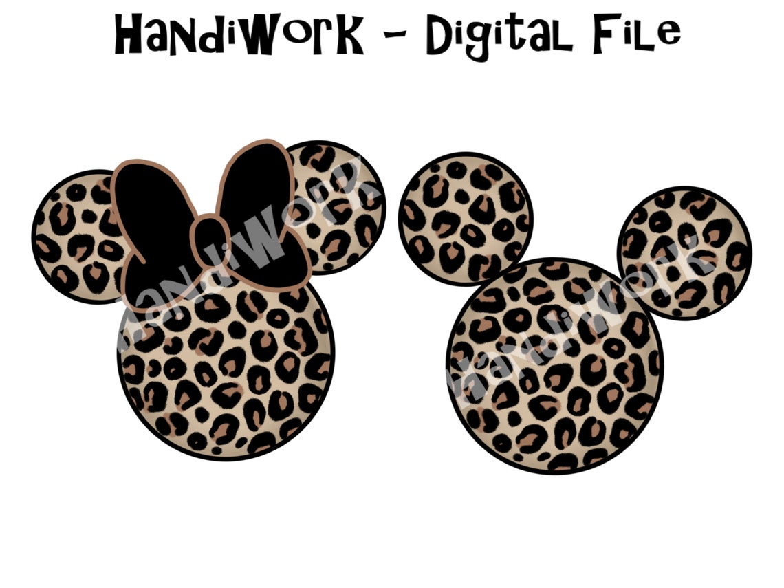 Cheetah Mouse Head PNG File Watercolor Cheetah Mouse Head | Etsy