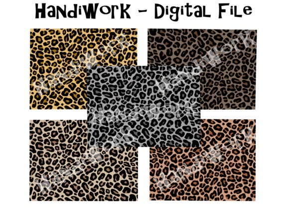 Cheetah print digital pages PNG Files, Cheetah print png backgrounds, Multiple color cheetah print digital pages, cheetah print sublimation