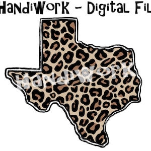 Cheetah Texas png design, leopard Texas sublimation png, Texas outline with animal print digital file, Texas cutout with cheetah digital png