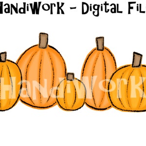 Cute pumpkin patch PNG Design, pumpkin patch sublimation design, Pumpkin Fall Sublimation Design, Five pumpkins group design, Pumpkin patch