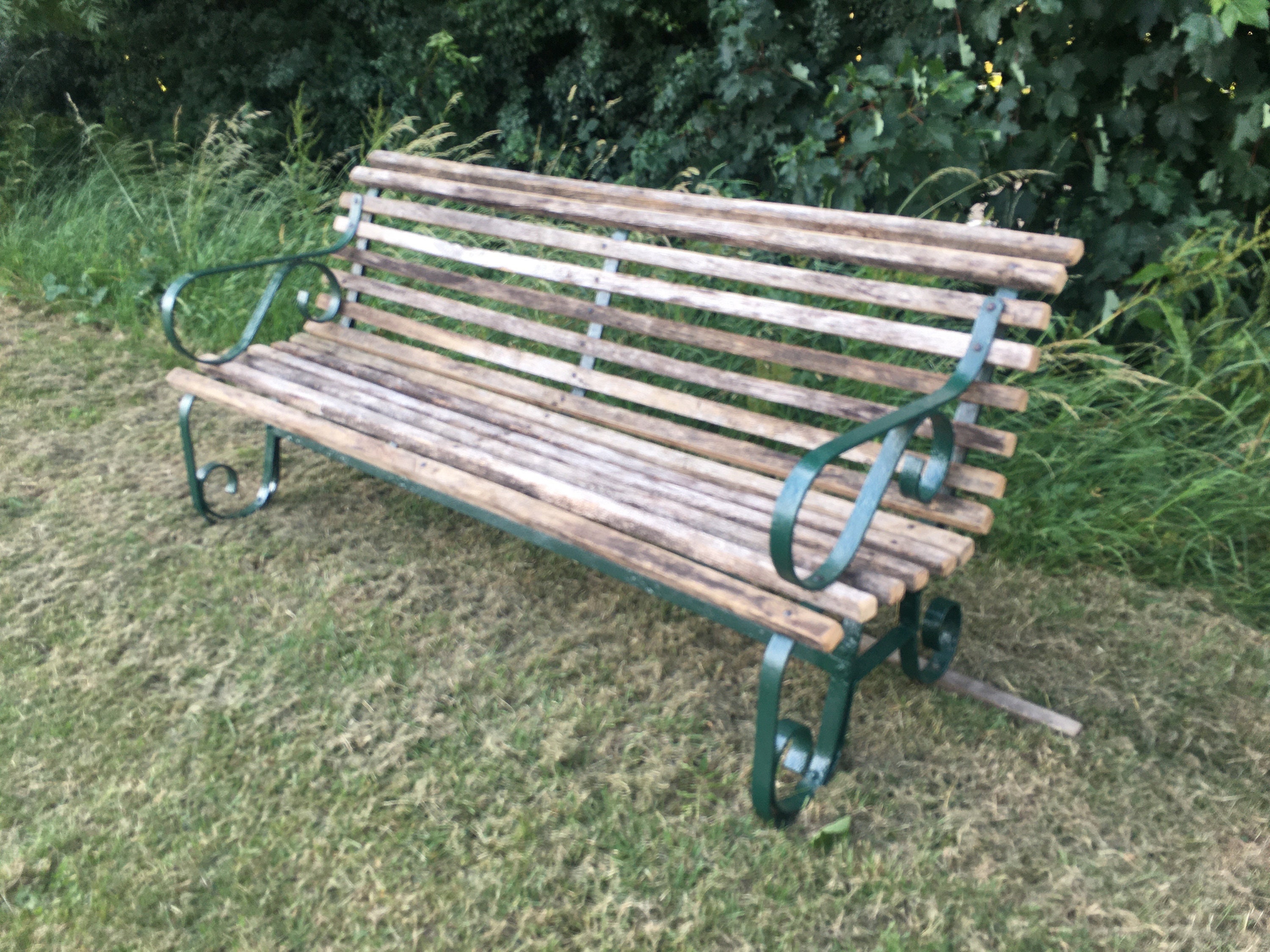 Antique park bench deals