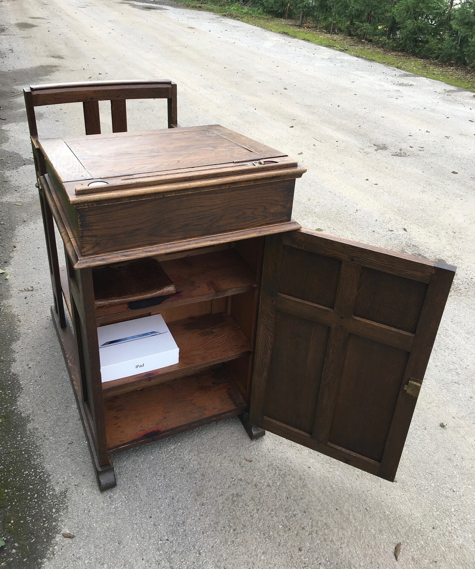 Vintage Homework Desk Calligraphy Writers Desk Antique Etsy UK