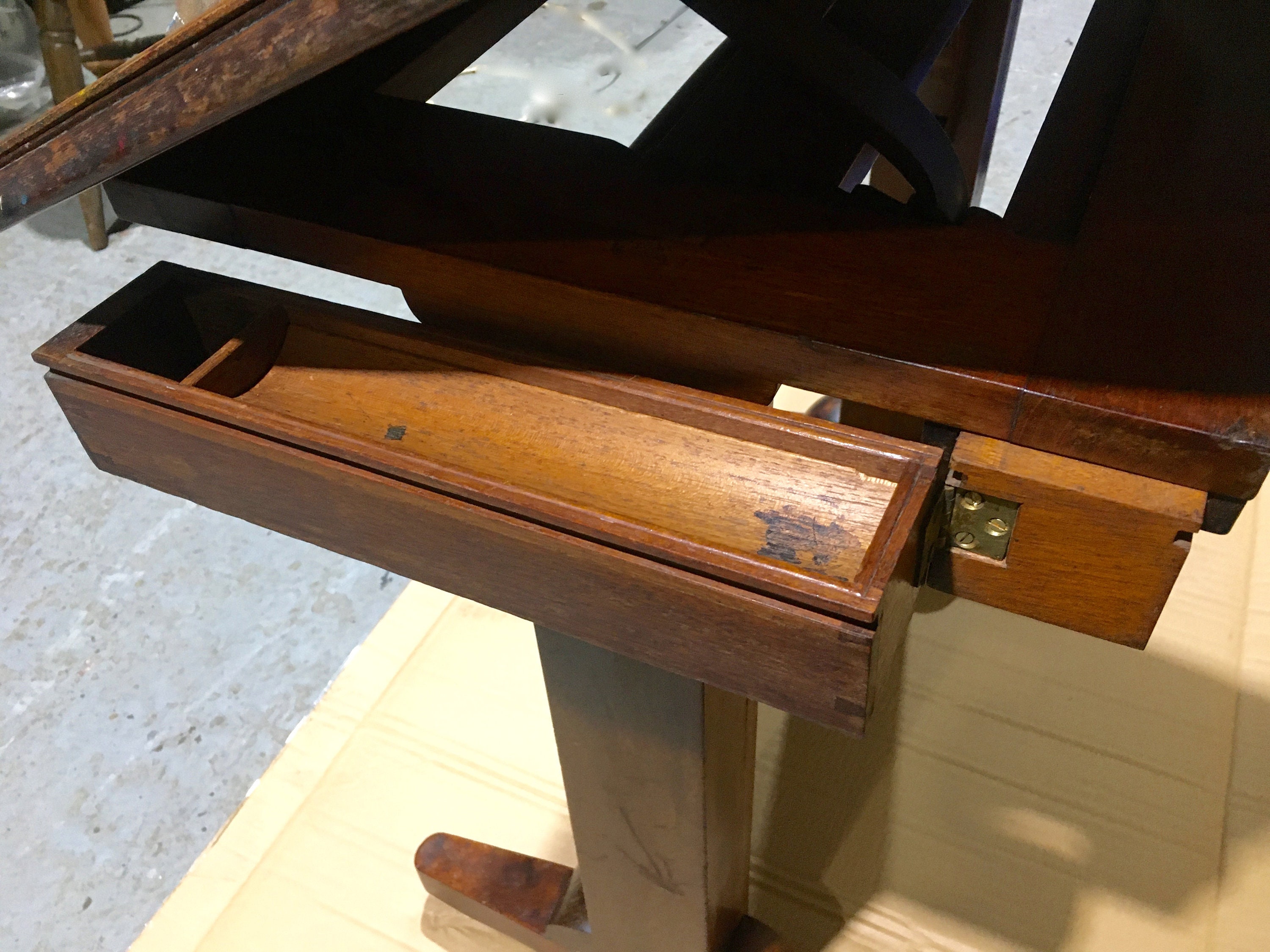 Antique Drawing Board Gillows style Drawing Desk Antique Etsy