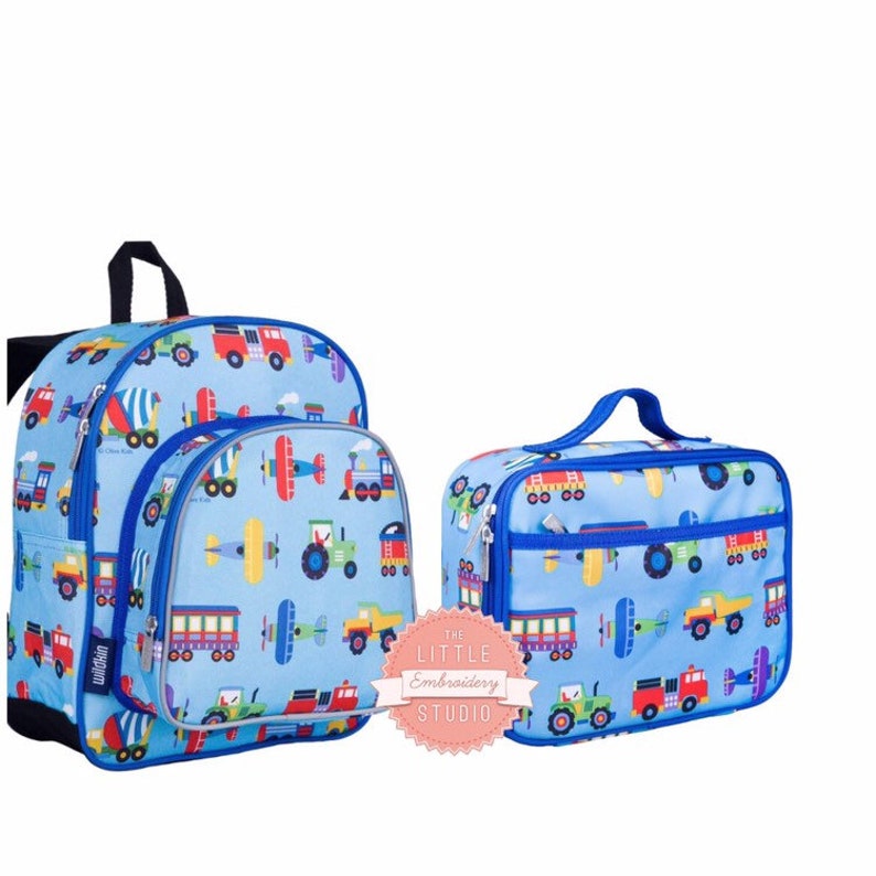 Personalised toddler backpack with matching lunchbox SET for Etsy