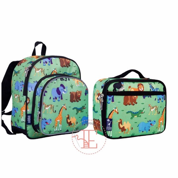 personalised backpack and lunchbox