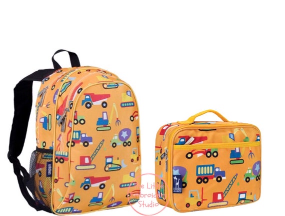 personalised backpack and lunchbox