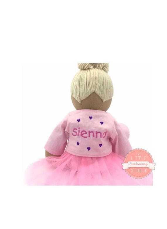 personalised ballerina doll