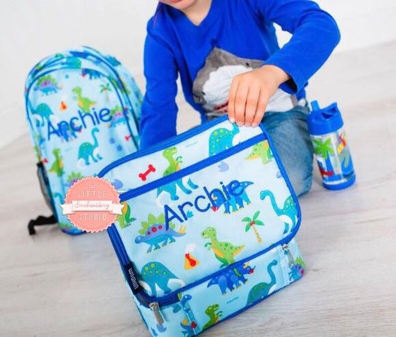 personalised backpack and lunchbox