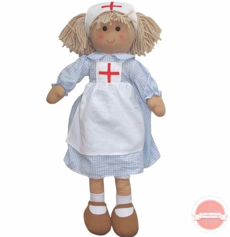 Nurse rag doll sale