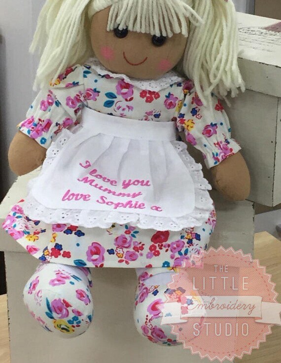 personalised rag doll studio