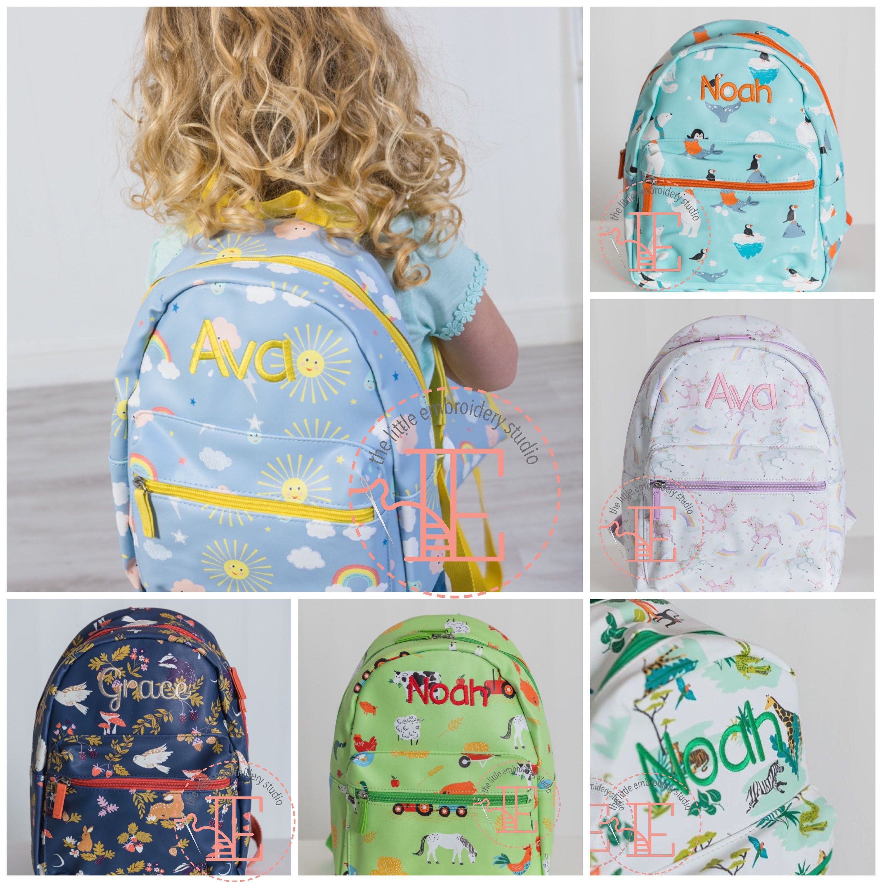 Personalised Backpack With Front Pocket 