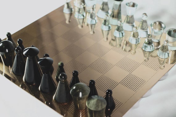 Obsidian Luxury Handmade Modern Chess Set mexican design ...