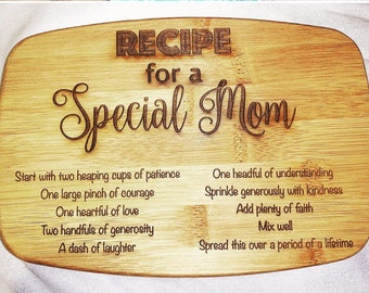 Recipe for a Special Mom Grandma Memere | DIGITAL FILE | SVG| Vinyl Cutting Glowforge | Laser File