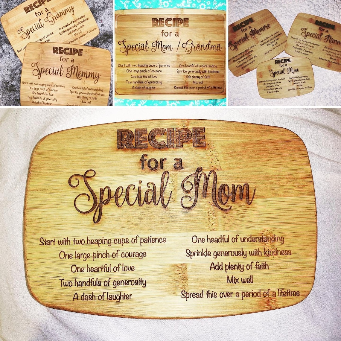 Recipe for a Special Mom Grandma Memere DIGITAL FILE SVG - Etsy