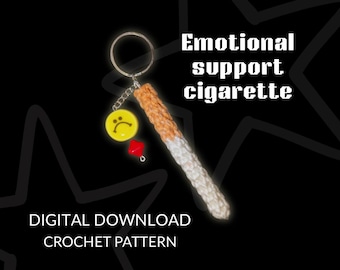 Patrón de cigarrillo de crochet