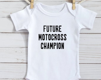 Future Motocross Champion Baby Bodysuit, Infant, Racing, Dirt Bikes, Bodysuit