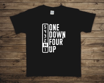 One Down Four Up Youth/Toddler Graphic T-Shirt, Short Sleeve, Motocross, Supercross Tee