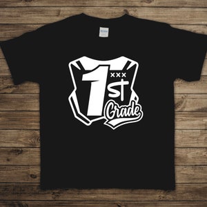 1st Grade Youth T-Shirt, Racing, Motocross, Dirtbikes, Supercross, Back to School