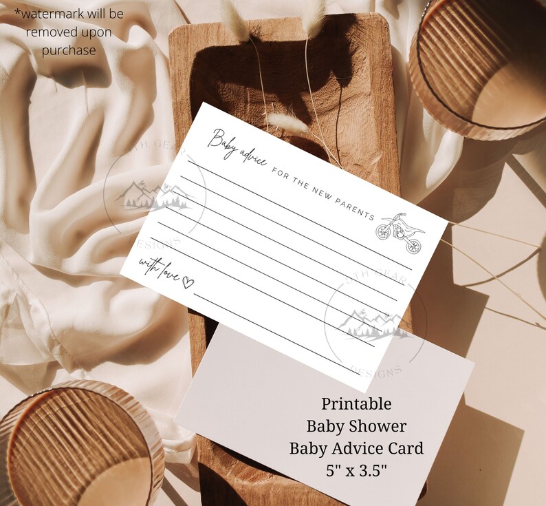 Racing Dirt Bike Themed Baby Shower Baby Advice Parenting Etsy