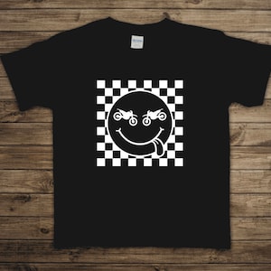 Dirt Bike Checkered Toddler/Youth Graphic Tee, Supercross, Motocross Shirt