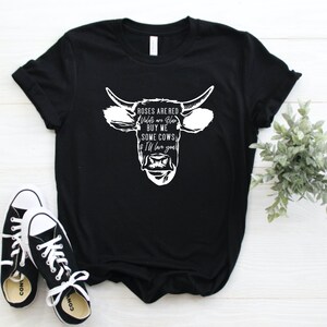 Roses Are Red, Buy Me Some Cows, Farming, Ranching Graphic Tee, Valentine&#39;s Day T-Shirt