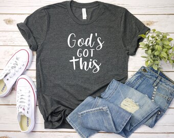 God&#39;s Got This Graphic Tee, Short Sleeve, Unisex, Religion, God, Faith