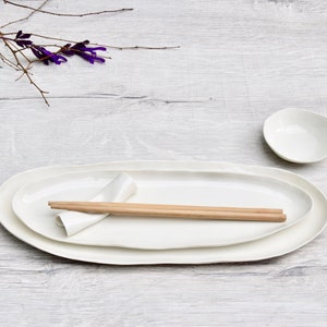 Set servizio sushi 2 persone kit bacchette ciotoline piatti tovaglietta  bamboo