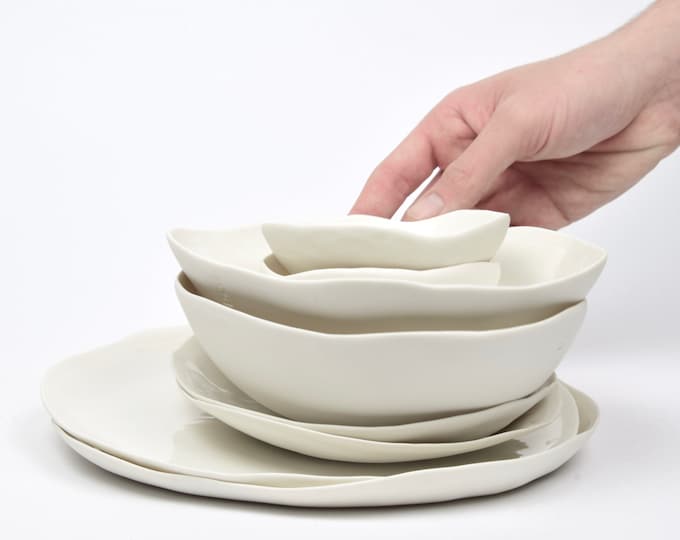 Set of French Saint Amand Lou Basquez Tableware - Vintage French