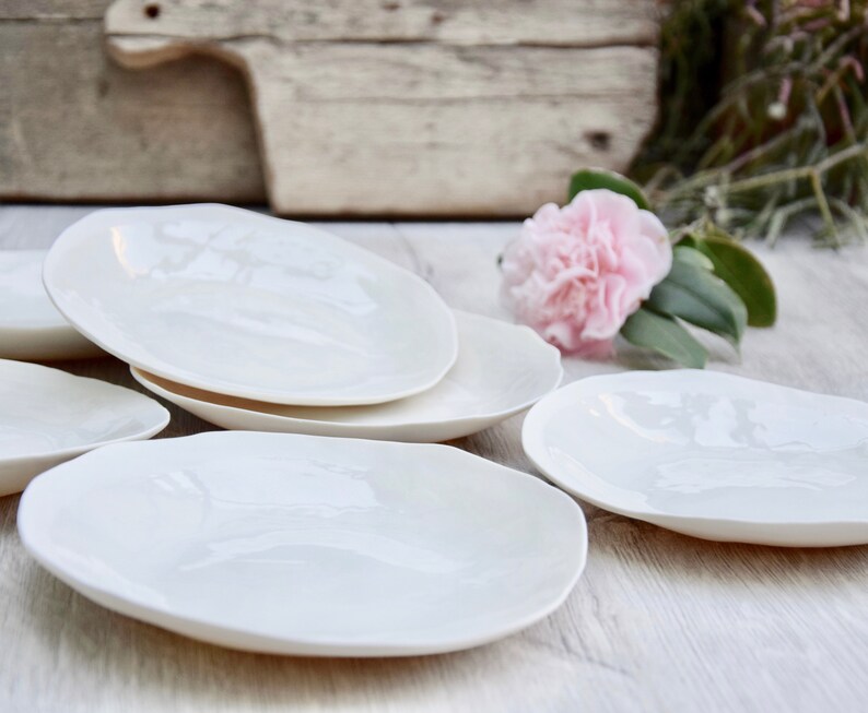 Set of six dessert plates handmade ceramic plates set of Etsy