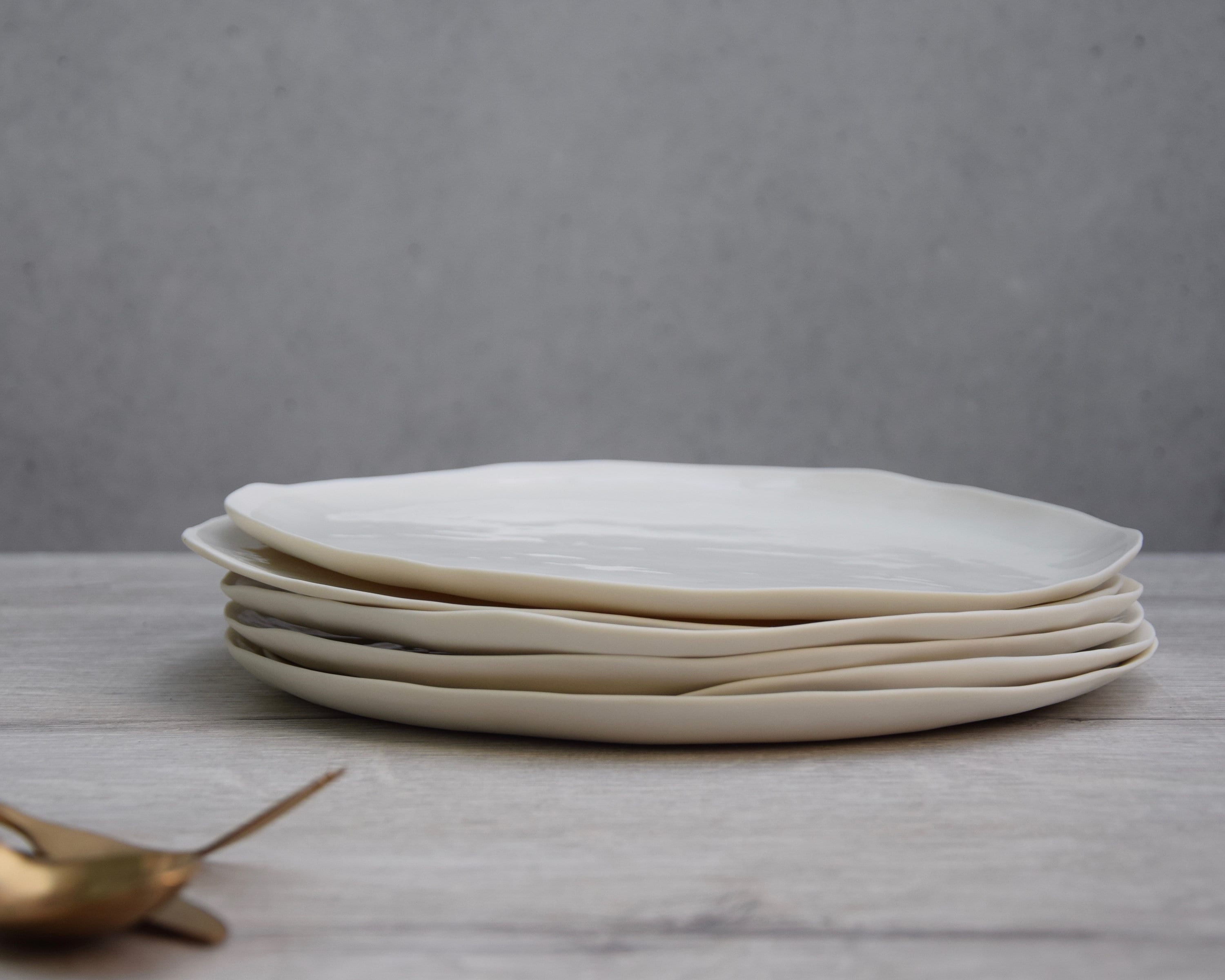 Set servizio di piatti piattini dolce antichi inglesi in porcellana