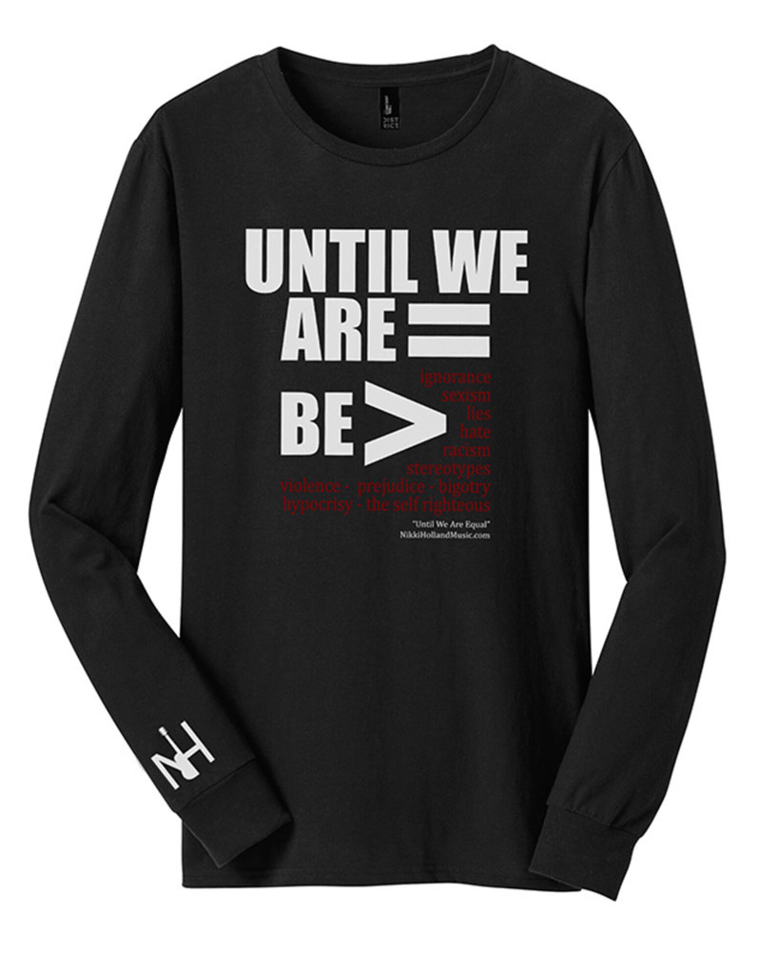 Until We Are Equal Long-Sleeve T-Shirt | Etsy