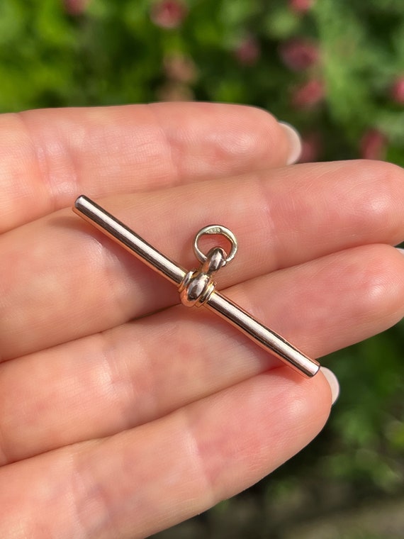 Antique 9CT Rose Gold T-Bar Component