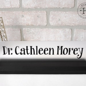 Custom name plate, Medical name plate, Dentist nameplate, office name plate, name plate for desk, name plaque, name sign, name tags